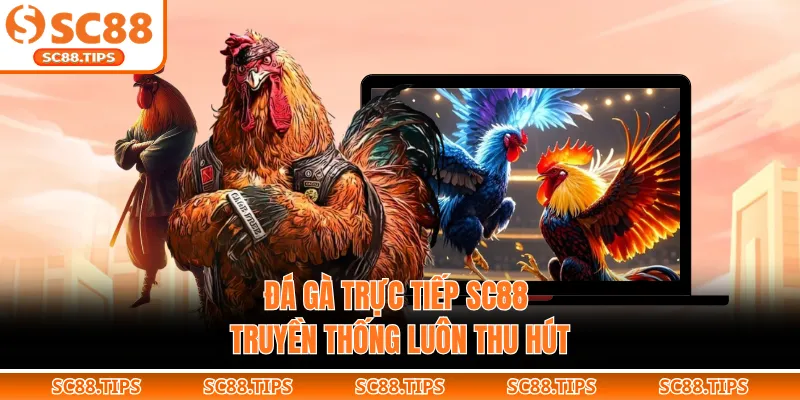 Đá gà trực tiếp SC88 truyền thống luôn thu hút