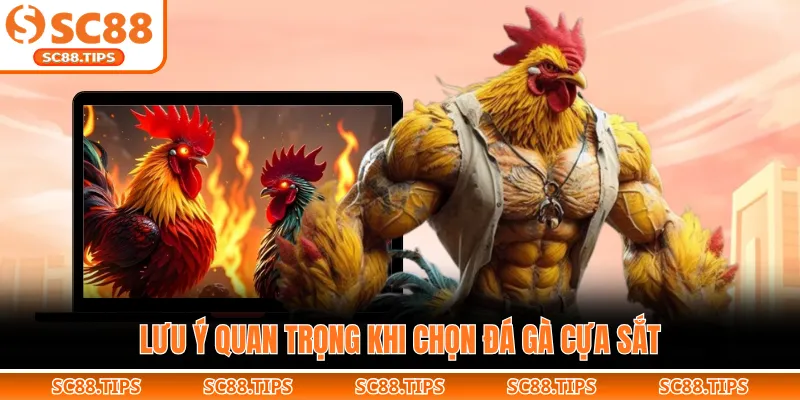 Lưu ý quan trọng khi chọn đá gà cựa sắt