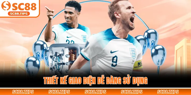 Thiết kế giao diện dễ dàng sử dụng