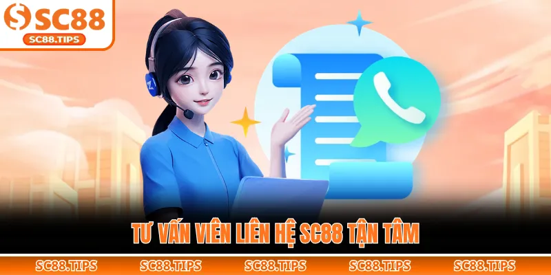 Tư vấn viên liên hệ SC88 tận tâm